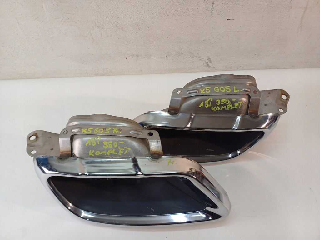 фото №13, Наконечники випускні хром комплект ліва+ права bmw x5 g05 18-