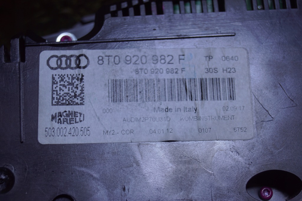 фото №15, Счетчик приборы audi a5 8t lift 8t0920982f