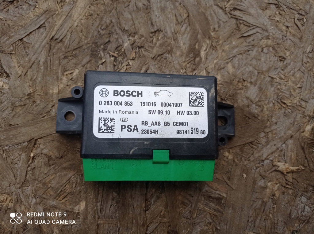 фото №1, Модуль pdc citroen c4 picasso ii 9814151980