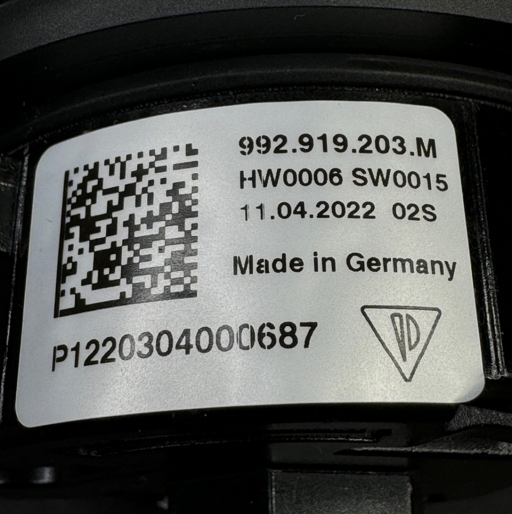 фото №8, Porsche 911 carrera 992 turbo gt3 gts стопор годинник панелі червоний + кабель