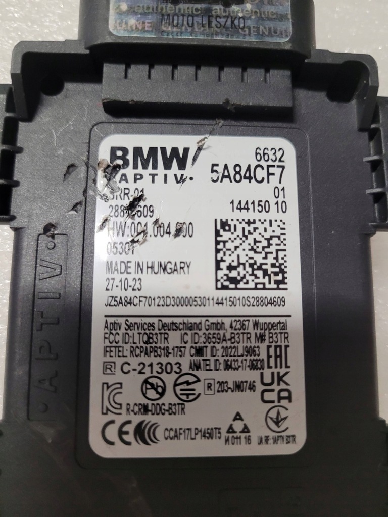 фото №7, Радар датчик ассистент мертвого pola переключения поперечина bmw 66325a84cf7 5a84cf7