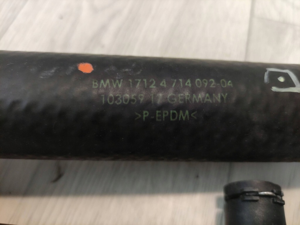 фото №6, Bmw 3 e90 e91 шланг труба патрубок радіатора води 17124714092