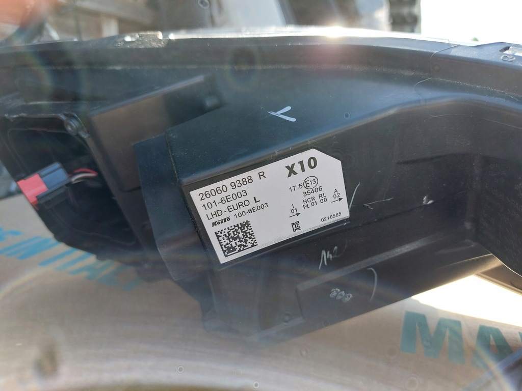 фото №4, Лампа передня ліва renault zoe full led 19-