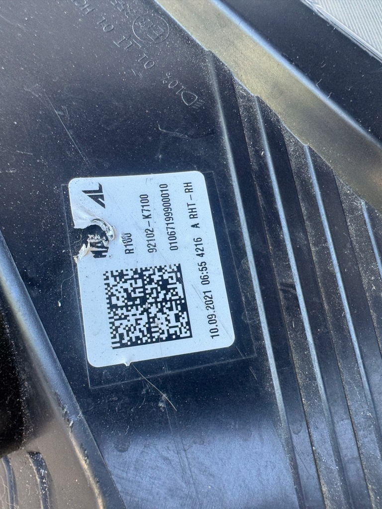 фото №10, Hyundai i10 iii 20-23r.- лампа права правий перед передня 92102-k7100