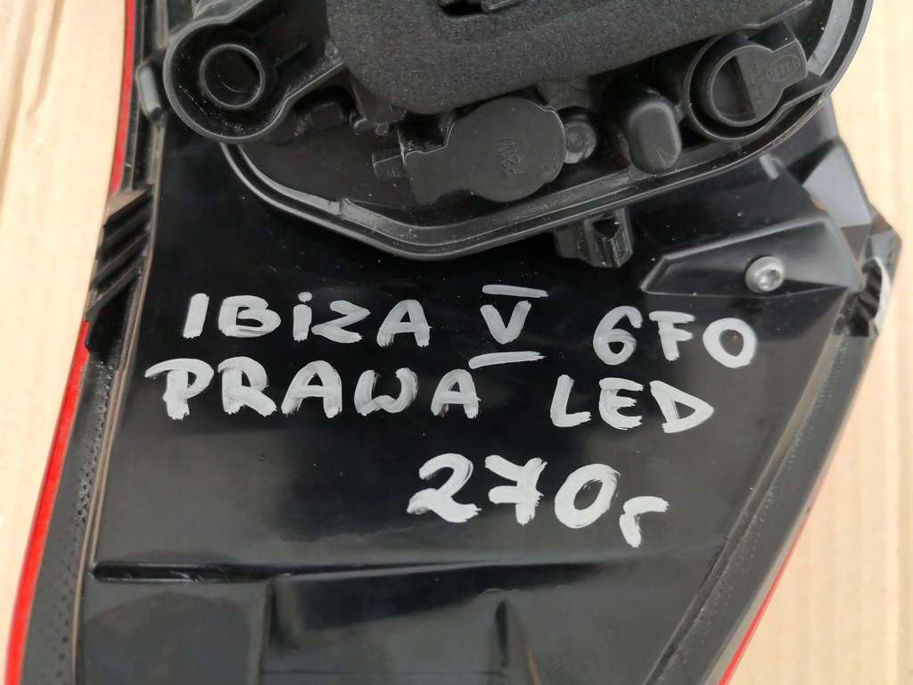 фото №9, Seat ibiza v 6f0 лампа задняя правая led