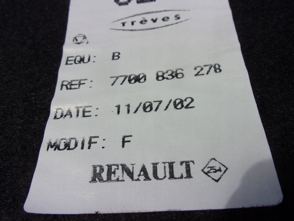 фото №2, Обшивка бардачка пол renault scenic