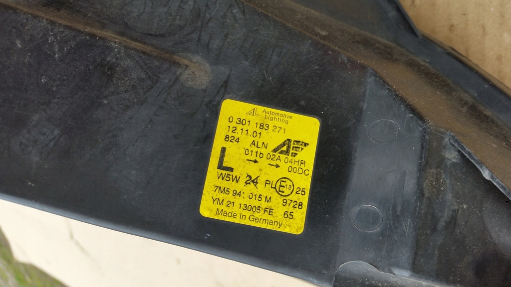 фото №12, Ford galaxy mk1 lift ксенон лампа права/ліва перед