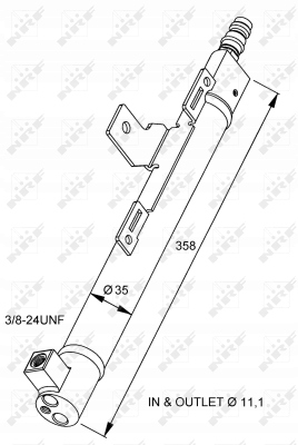 фото №15, Осушувач кондиціонера volvo xc90 i 2.4d-4.4 10.02-12.14 nrf