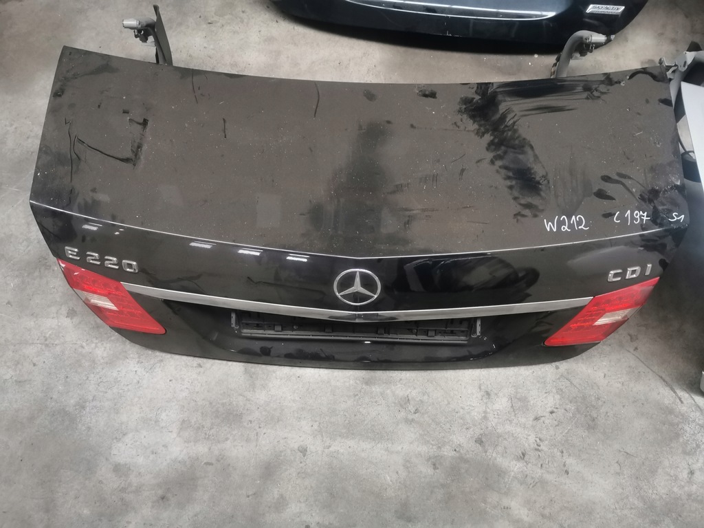фото №7, Mercedes w212 sedan кришка багажника багажника задня kod c197