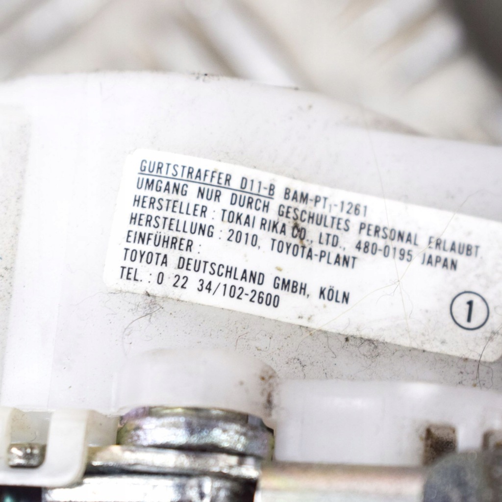 фото №8, Toyota prius xw30 2011 ліва сторона pas безпеки сидіння передній