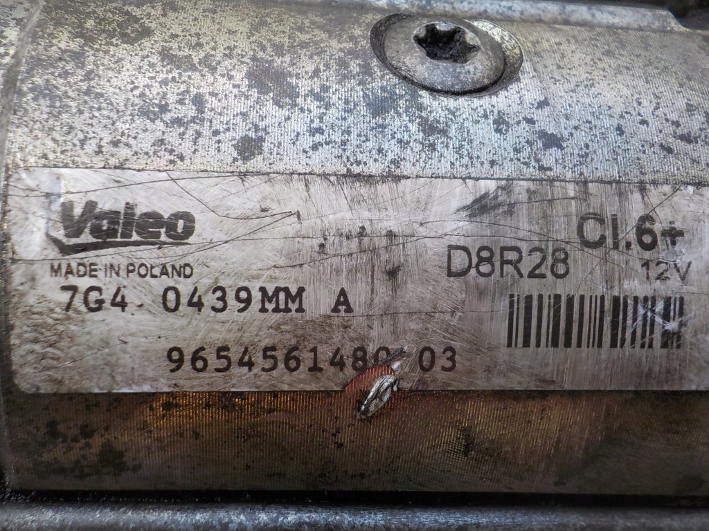 Peugeot 308 2.0 hdi rhh стартер 9654561480 Оригінал