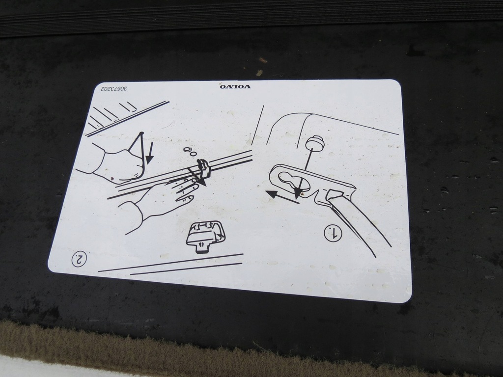 фото №12, Коврик обшивка багажника плита volvo xc90 i