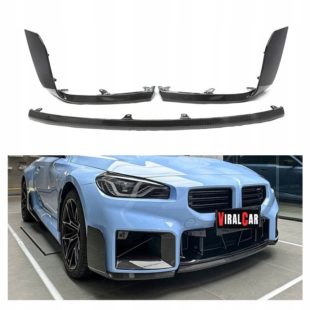 фото №1, Накладка бампера спліттер bmw m2 g87 mp карбон