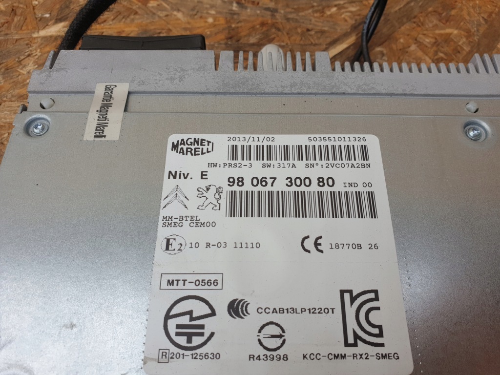 фото №7, Peugeot 208 i навигация дисплей экран считыватель 9805301780 9806730080