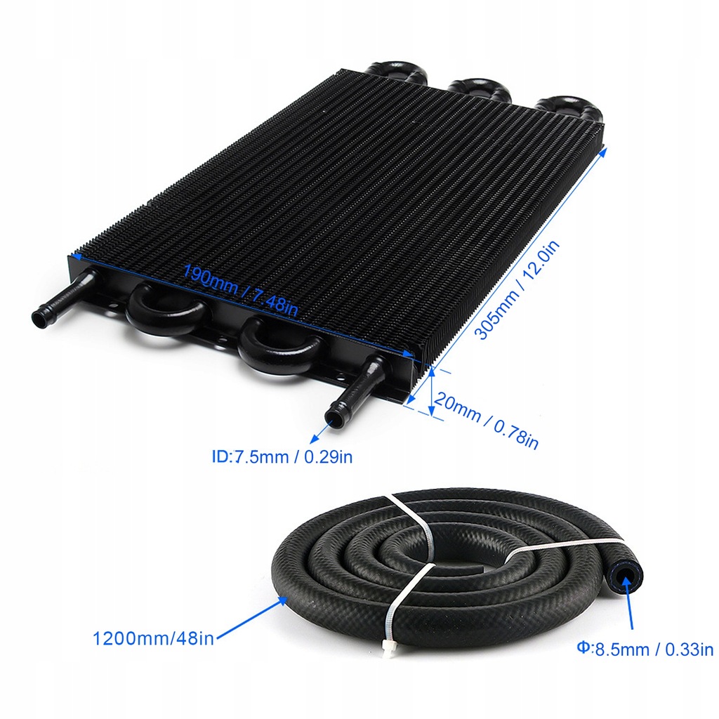 фото №9, Набір радіатора оливи двигуна з 6 rzędami