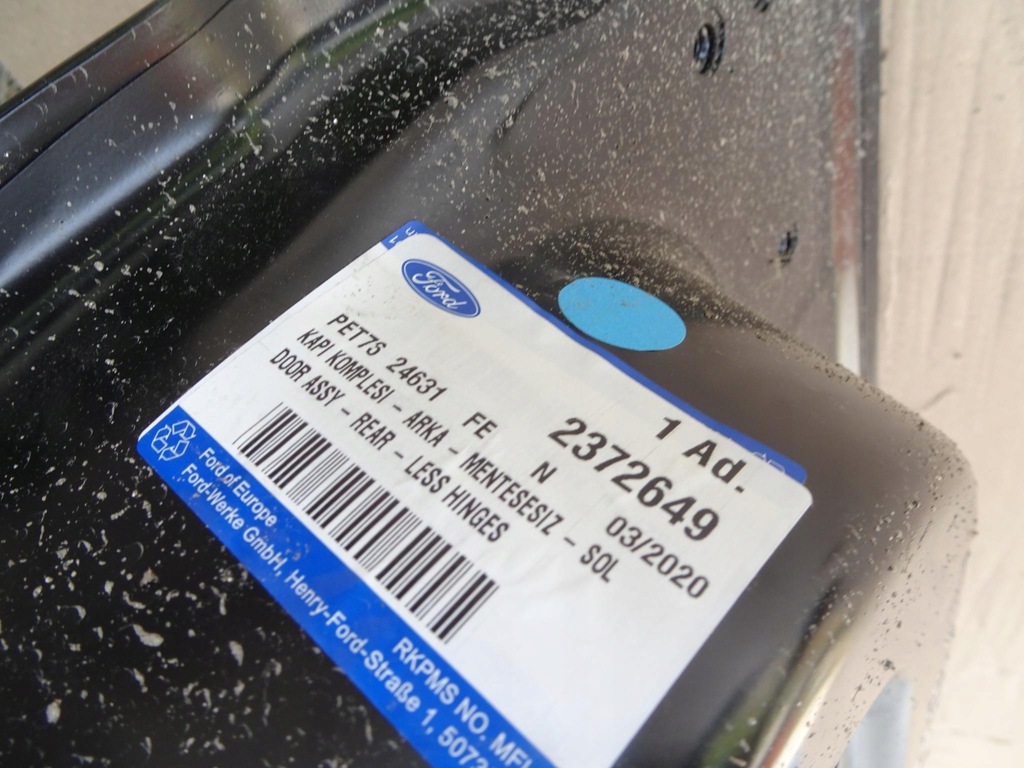 фото №11, Ford transit courier 14- двері задня задні ліва oryg