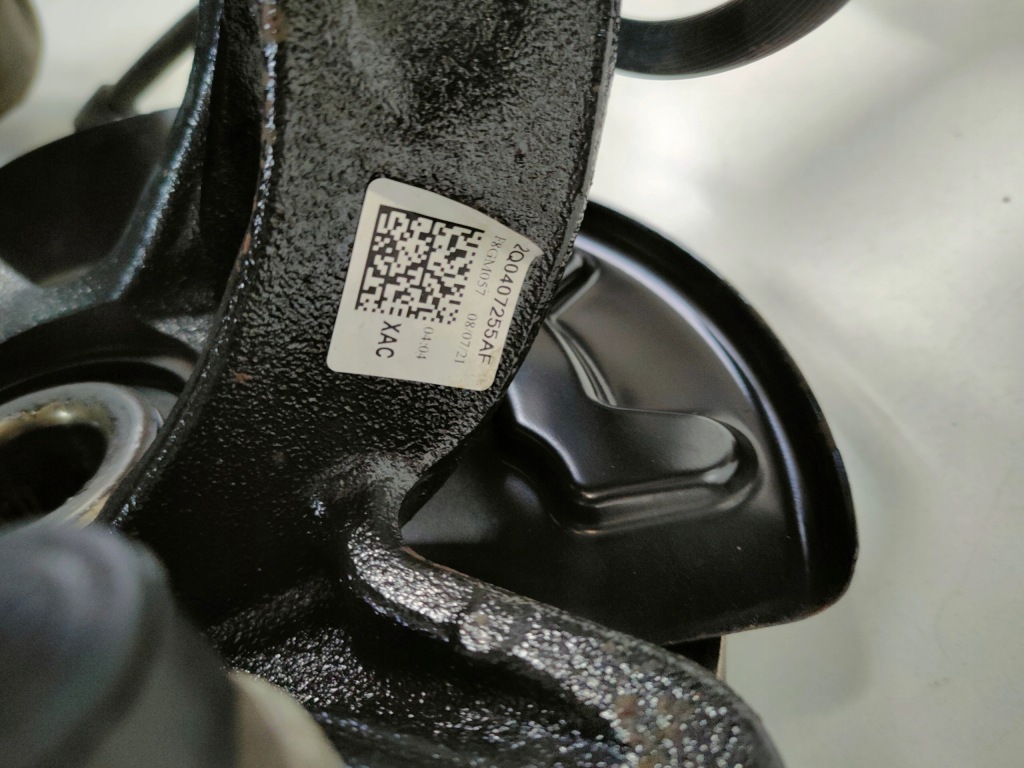 фото №10, Vw polo 2g vi 6 амортизатор поворотный кулак левая перед передняя 2q0413031bt