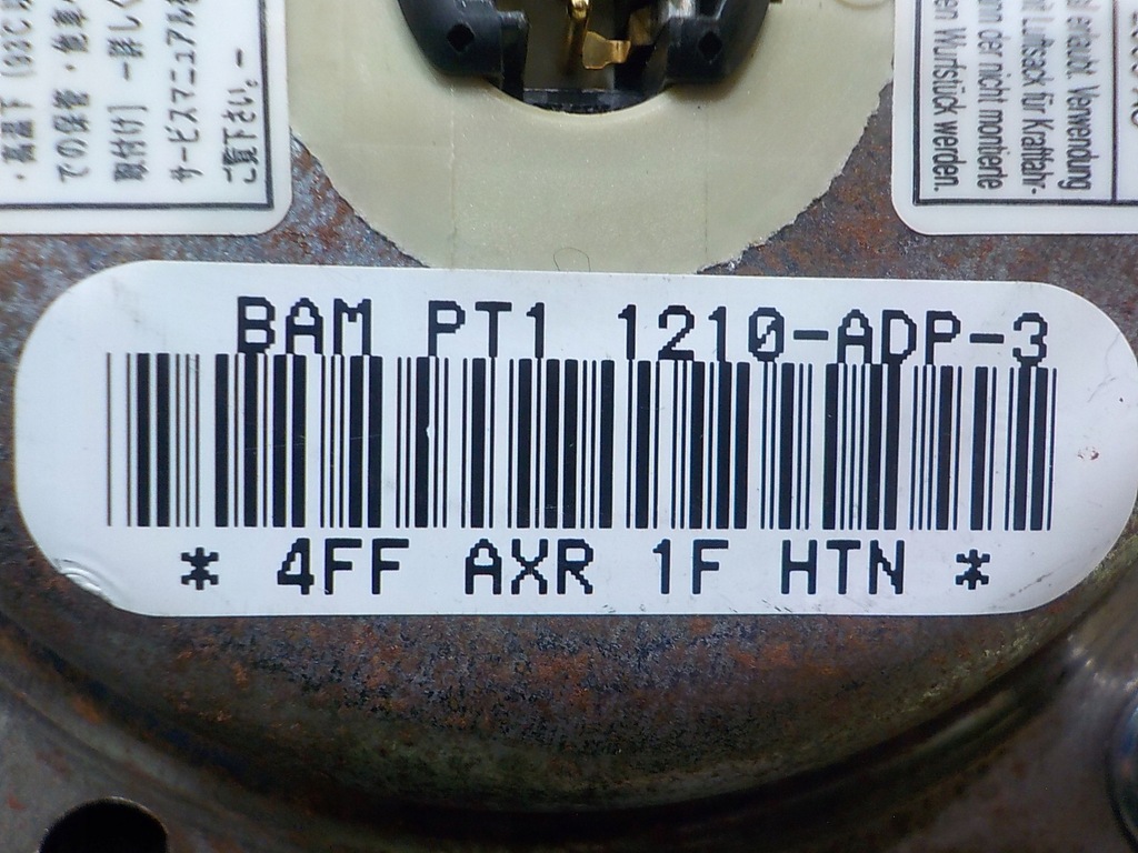 фото №5, Suzuki alto vii 1.0 b 11r hb 5d подушка безпеки подушка водія