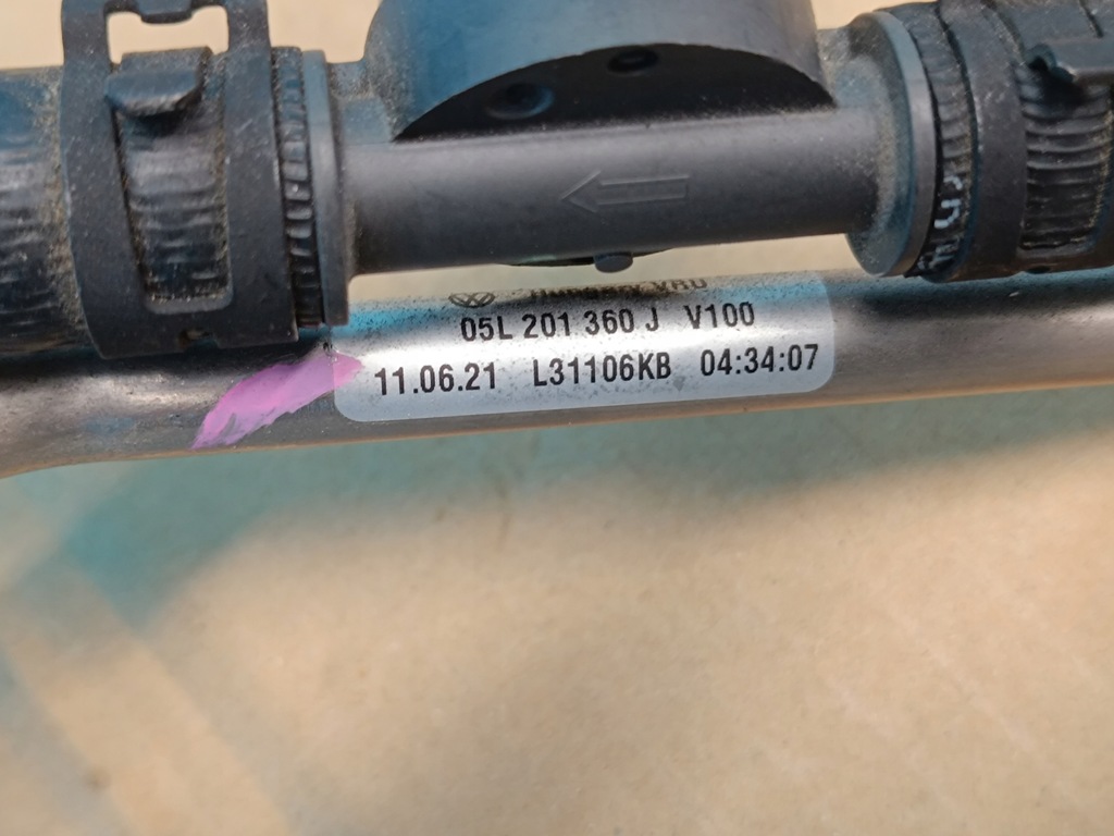 фото №12, Audi q5 fy lift 2.0 tdi 150kw 2022 r трубки дроти пального 05l201360j