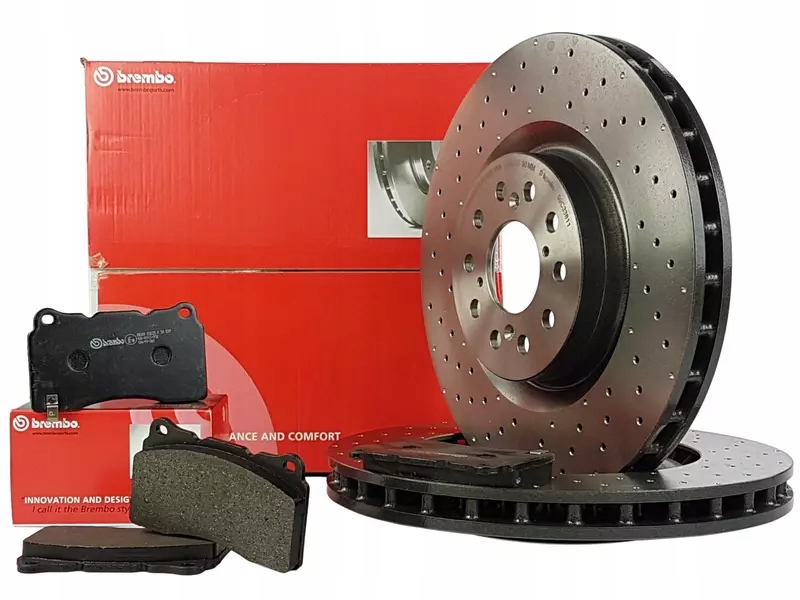 фото №2, Brembo тормозные диски+ тормозные колодки p honda civic ix type r 350mm