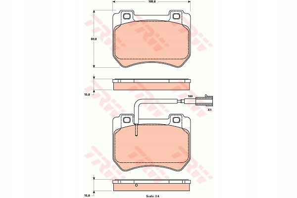 Gdb1904 гальмівні колодки гальмівні Доставка