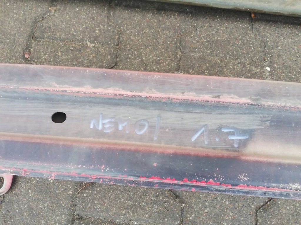 фото №1, Балка абсорбер бампера 1608681380 fiat fiorino qubo bipper nemo передня