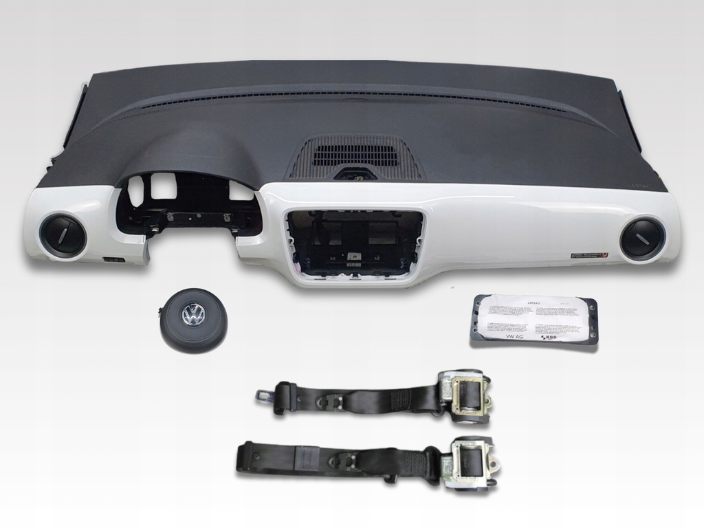фото №1, Volkswagen up! vw панель приладів білий блиск подушка безпеки ремені