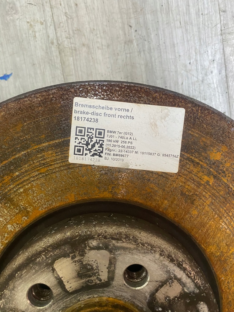 фото №8, Bmw 7 g11 g12 поворотный кулак передняя правая