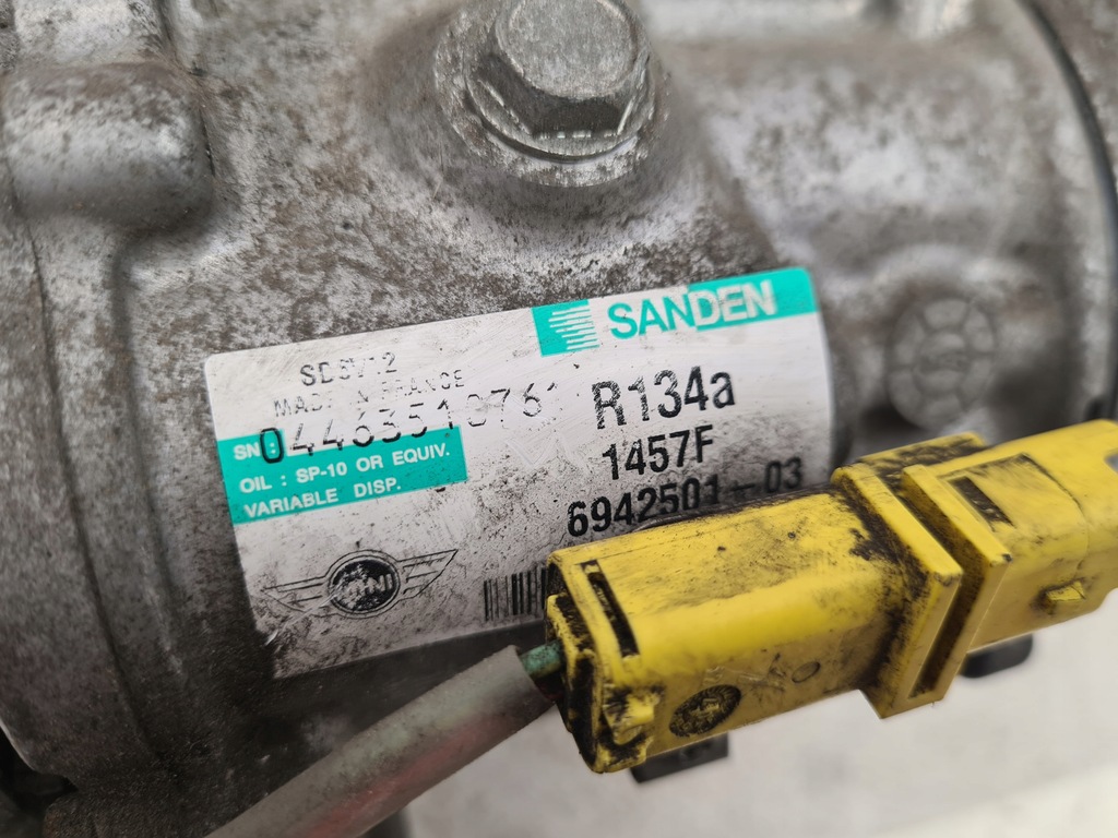 фото №3, Mini cooper r56 1.6d компрессор кондиционера 6942501