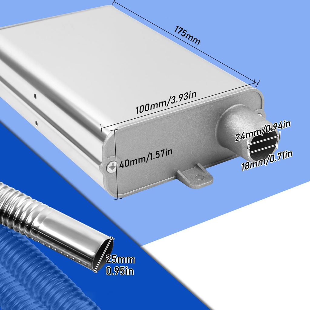 фото №11, Гаситель трубы выпускной с проводом ulepszona переходник hałasu