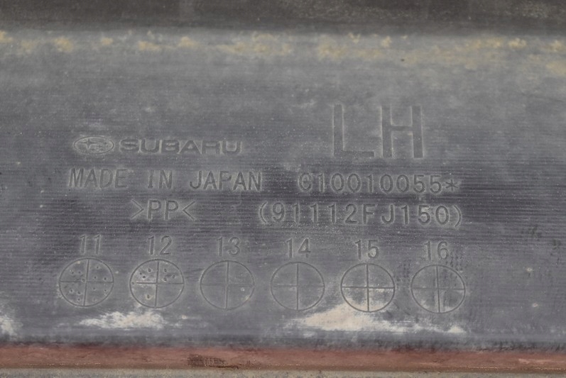 фото №13, Накладка поріг ліва czarna 91112fj150 subaru xv 11-17