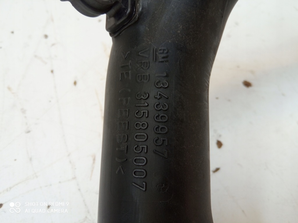 Opel adam труба патрубок інтеркулер 13440965 1.0t в Україні