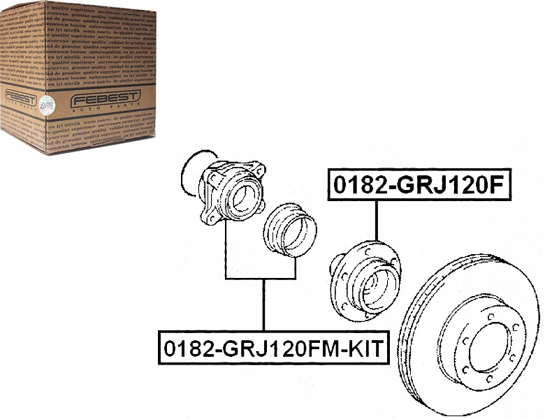 фото №13, Ступица передняя набор toyota land cruiser prado g