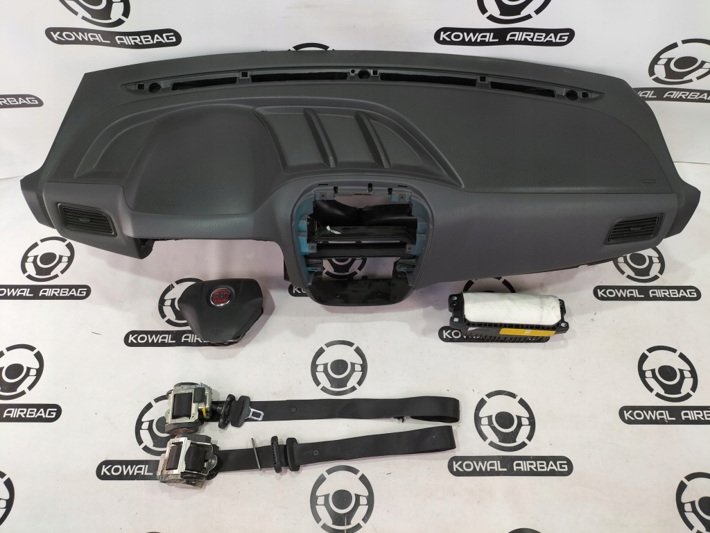 фото №1, Fiat doblo ii панель приладів консоль подушка безпеки подушки безпеки ремені оригінал демонтаж