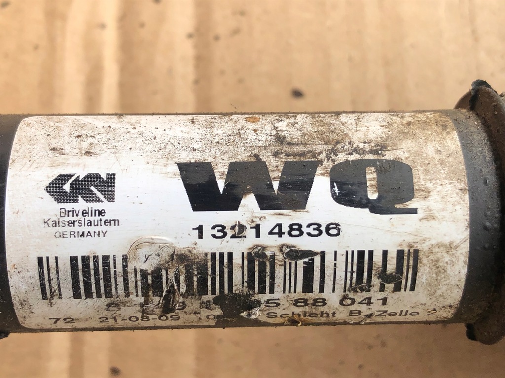 фото №5, Привідний вал ліва opel 13214836