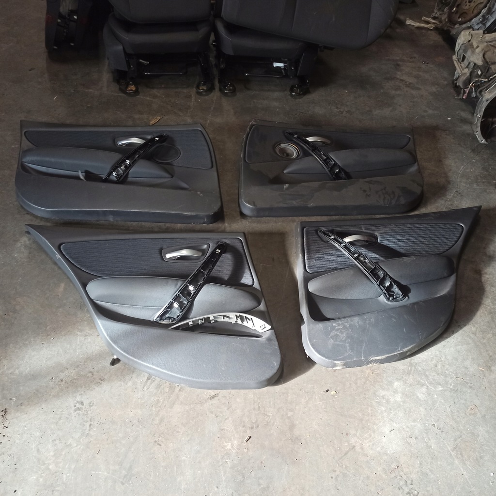 фото №6, Bmw 1 комплект сиденья обшивки заднее сиденье