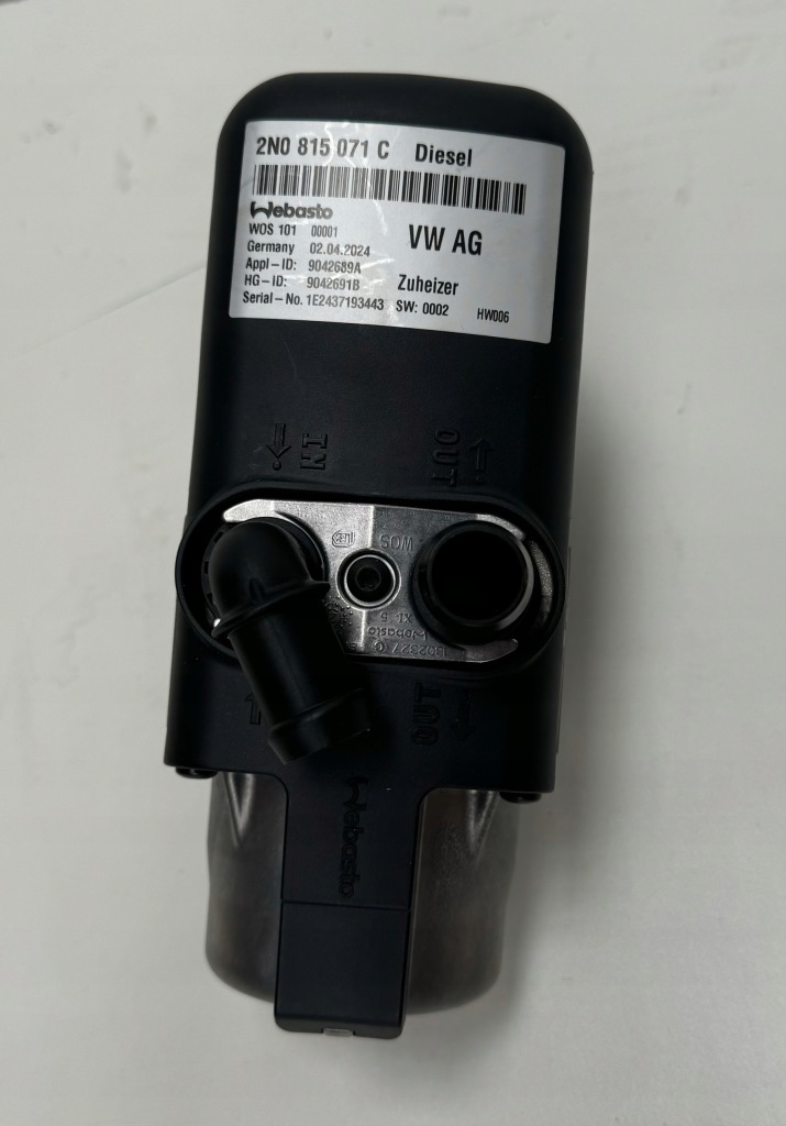 фото №1, Vw crafter ii webasto обігрівач додатковий обігрівач 2n0815071c