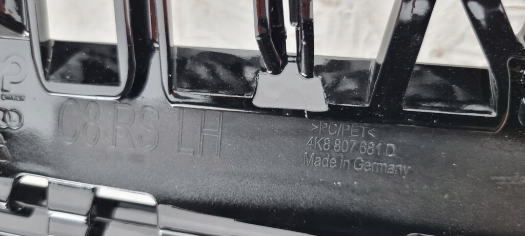 фото №9, Audi rs6 rs7 c8 2019- решётка бампера правая левая 4k8807682d 4k8807681d