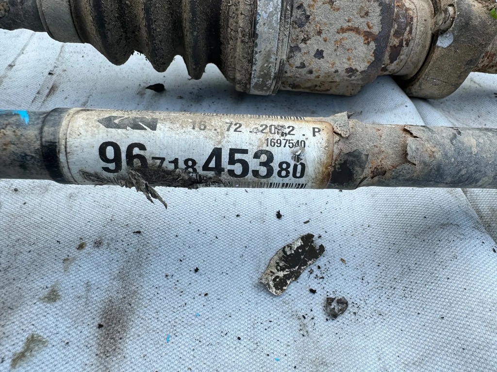 фото №1, Peugeot 508 rxh citroen ds5 2.0 приводной вал задняя левый гибрид правая