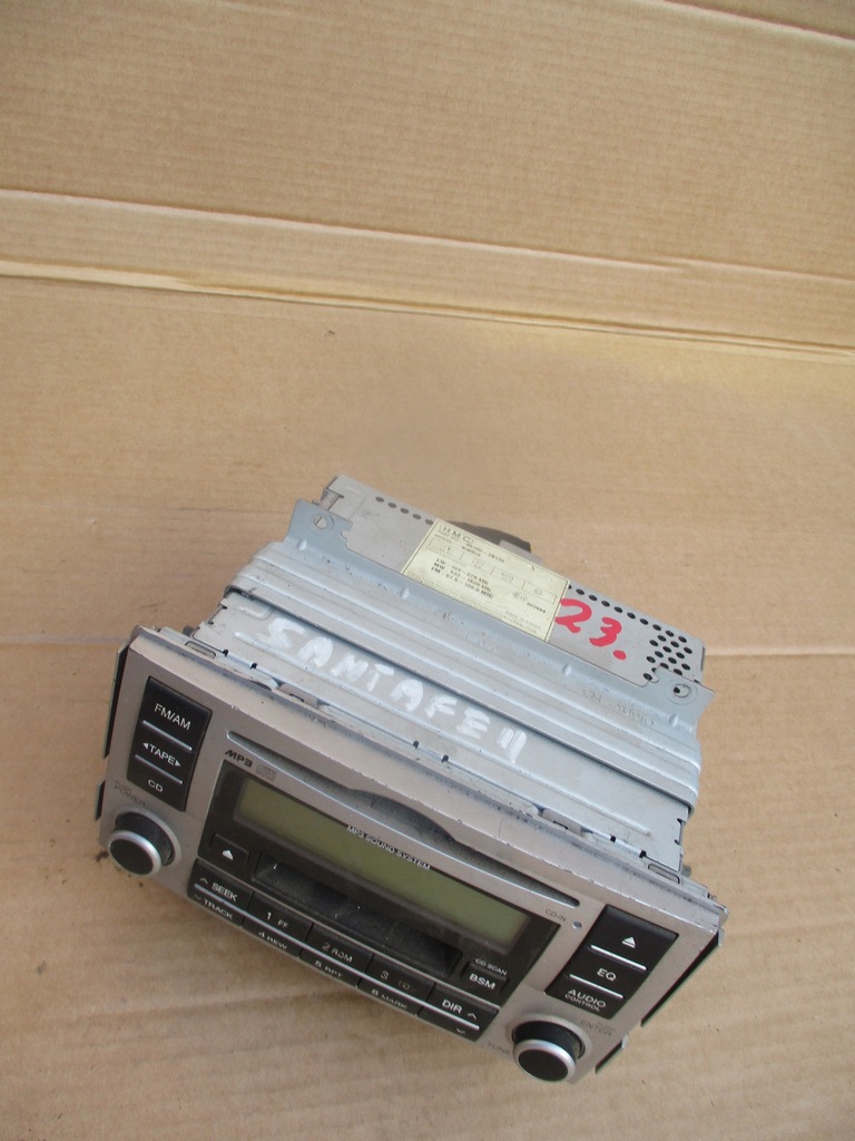 фото №2, Радіо радіопрогравач mp3 касети hyundai santa fe ii 96100-2b120