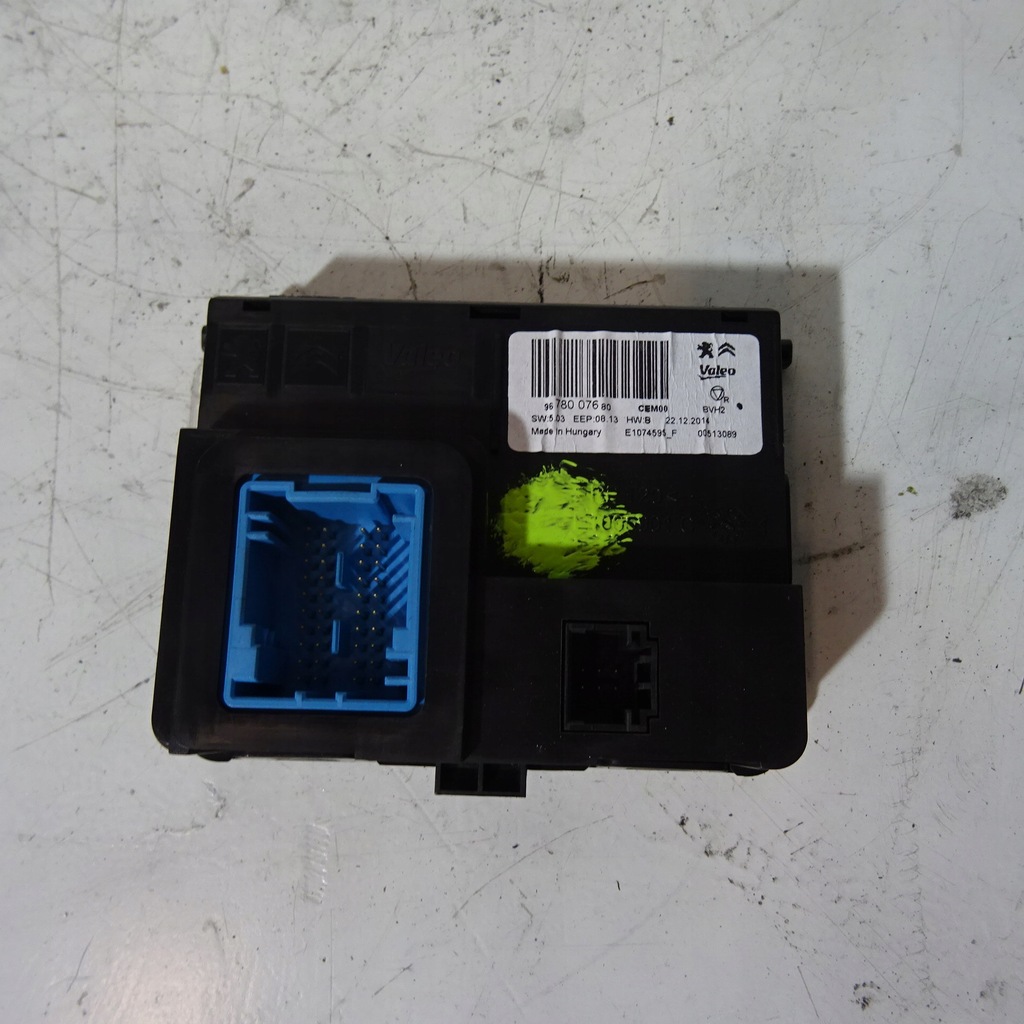 фото №1, Peugeot 308 модуль кондиционера 9678007680