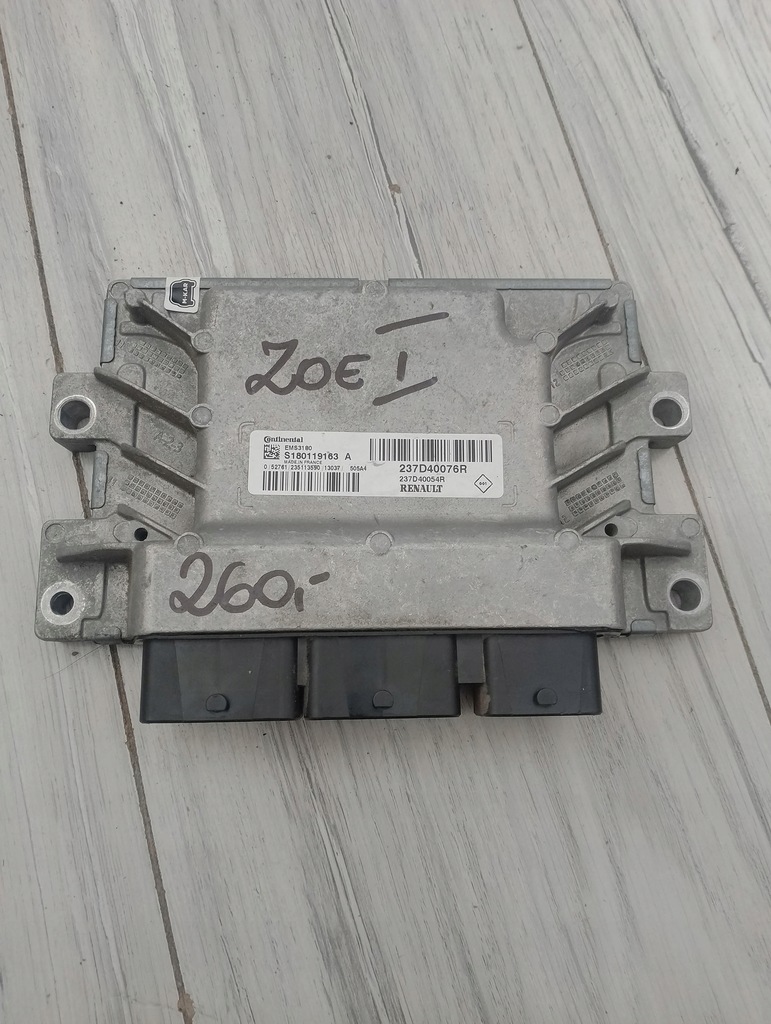 фото №1, Бортовой компьютер блок управления renault zoe 237d40076r s180119163a