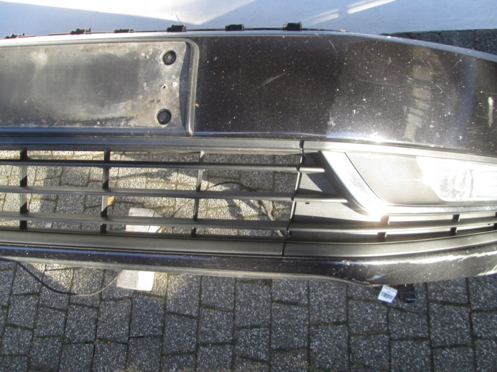 фото №11, Бампер передний vw passat b7 2010-14 чёрный lc9x