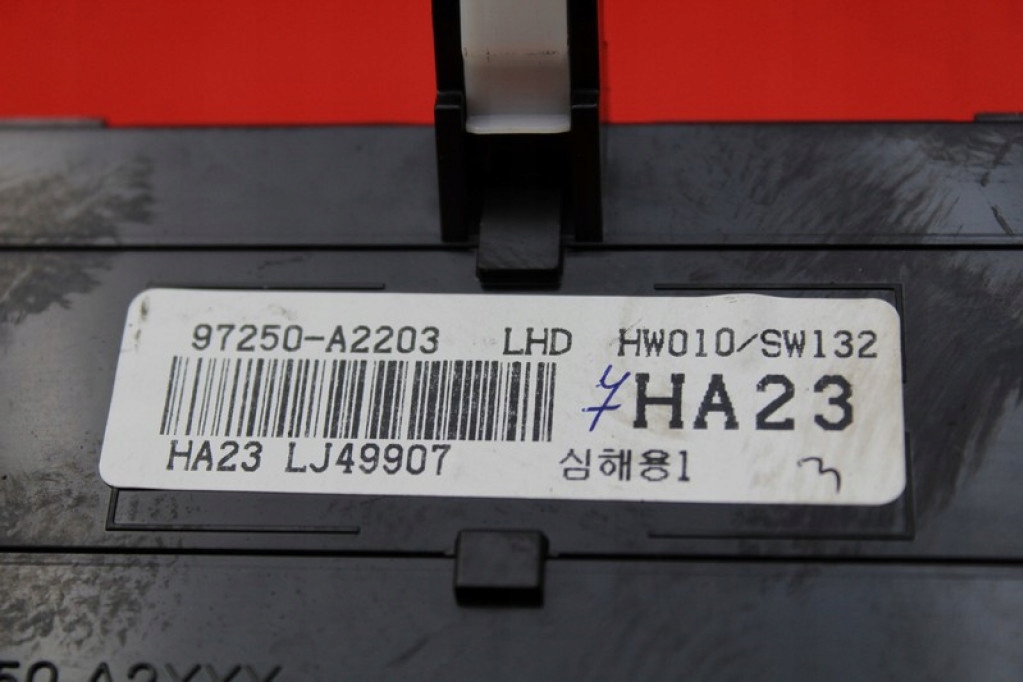 фото №7, Панель управление обдув кондиционер 97250a2203 kia ceed 2 ii lift 12-18