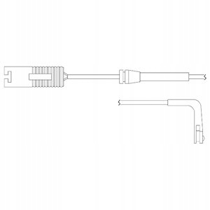фото №1, Delphi lz0137 контакт попереджувальний, знос накладок гальмівних