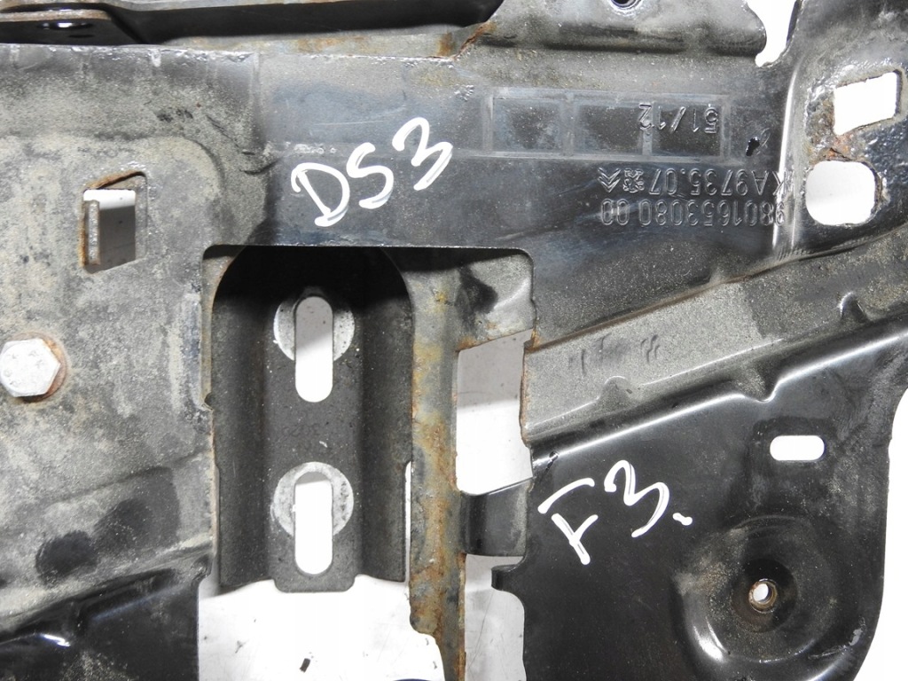 фото №6, Citroen ds3 09-14 основание аккумулятор 9680293280 кронштейн подушка 9801653080