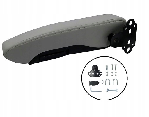 фото №15, Підлокітник універсальний - комплект лівий + правий szary