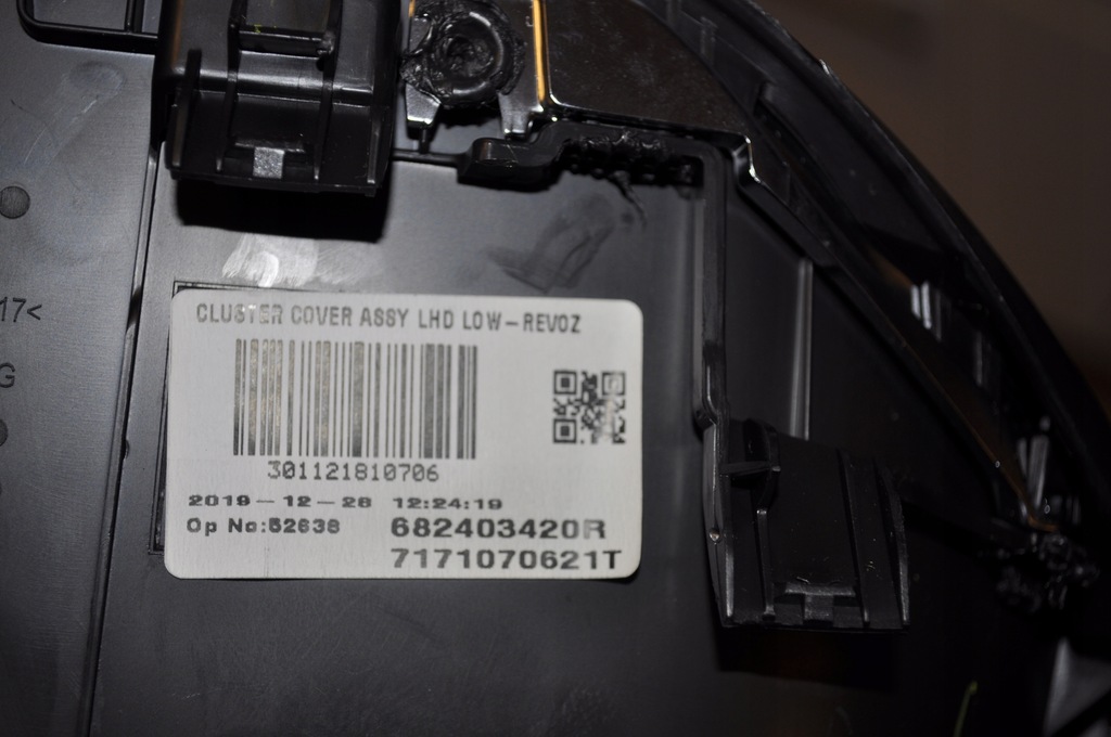 фото №3, Renault clio v рамка корпус спідометра 19-23 rok