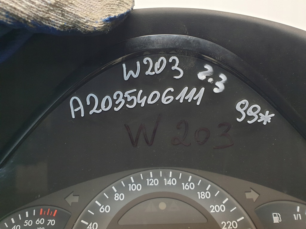 фото №7, Счетчик приборы mercedes w203 a2035406111