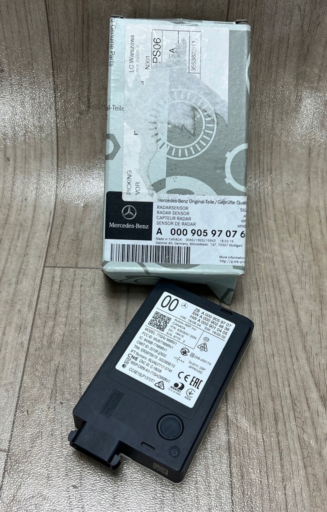 фото №1, Mercedes e-klasa w213 gle w166 радар acc distronic датчик a0009059707